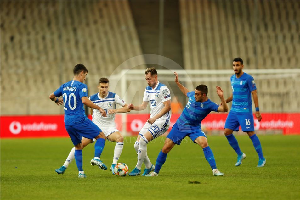 Utakmica osmog kola kvalifikacija za EURO 2020: Grčka - BiH