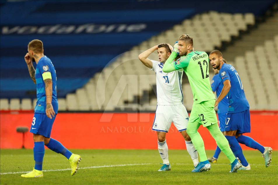 Utakmica osmog kola kvalifikacija za EURO 2020: Grčka - BiH