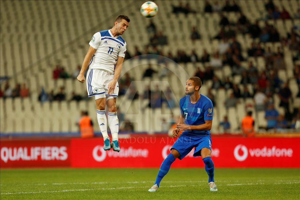 Utakmica osmog kola kvalifikacija za EURO 2020: Grčka - BiH