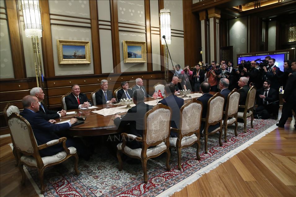 Cumhurbaşkanı Erdoğan'ın, Pence'i kabulü