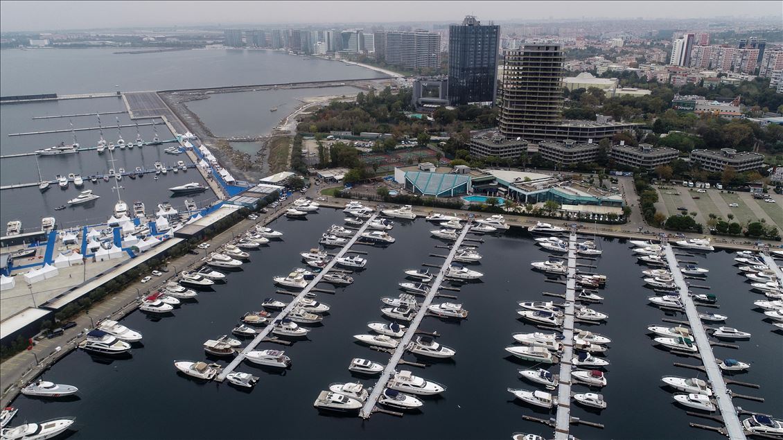 Atakoy Marina Mega Yacht Harbour in Istanbul