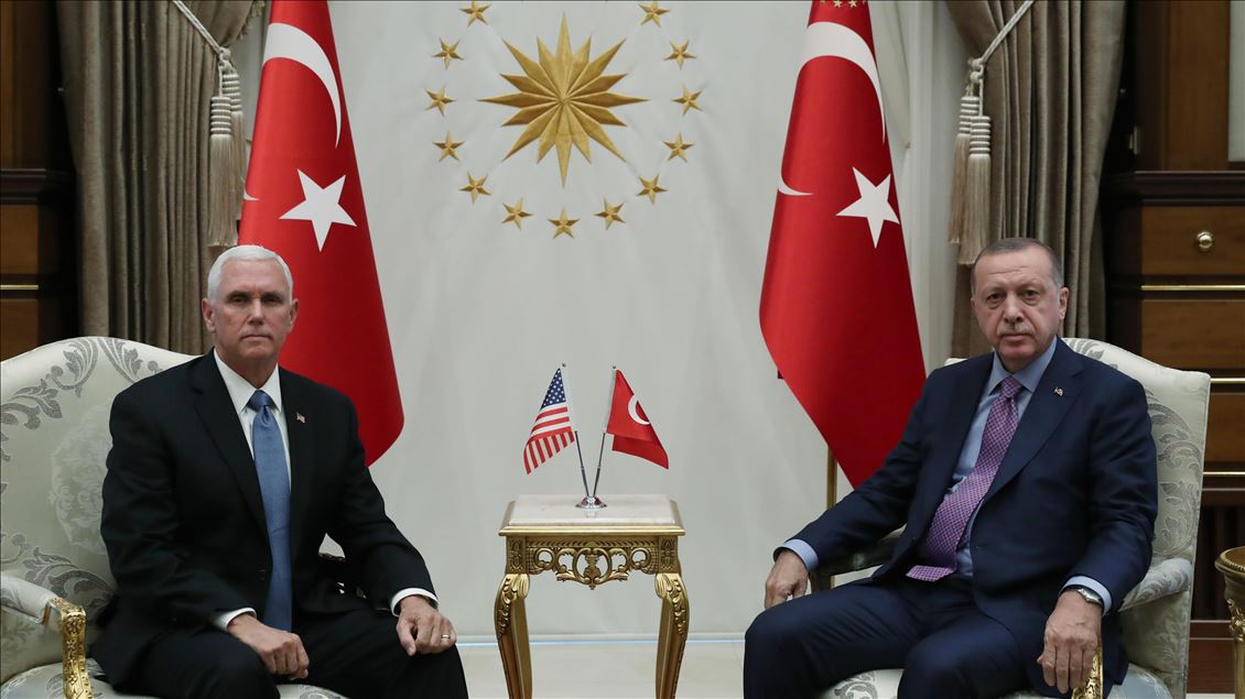 Erdoğan-Pence görüşmesi