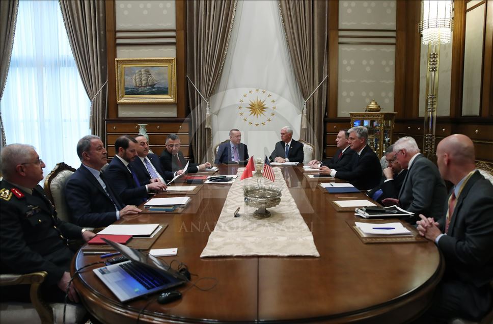 Cumhurbaşkanı Erdoğan'ın, Pence'i kabulü
