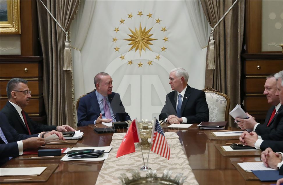 Cumhurbaşkanı Erdoğan'ın, Pence'i kabulü
