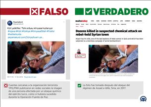 Cuentas terroristas publican contenido falso de redes sociales