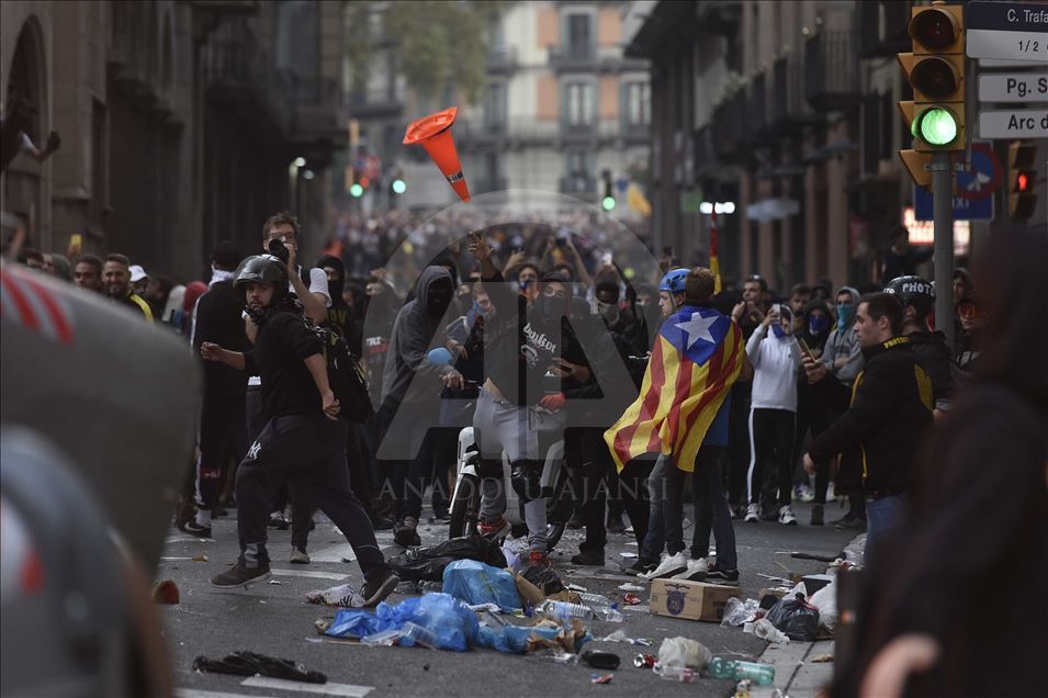 Aumentan las manifestaciones en Barcelona