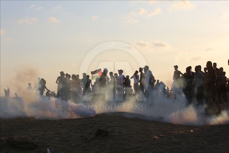 Gazze sınırındaki "Büyük Dönüş Yürüyüşü" gösterileri
