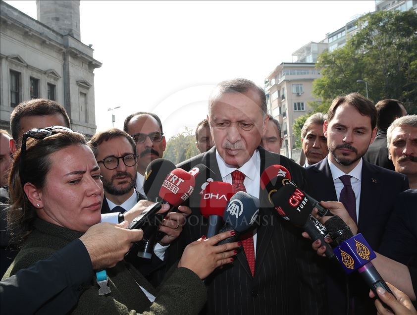 Cumhurbaşkanı Erdoğan İstanbul'da
