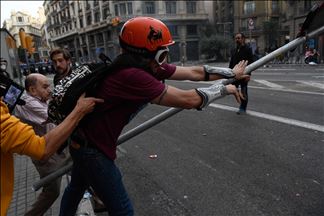 Aumentan las manifestaciones en Barcelona