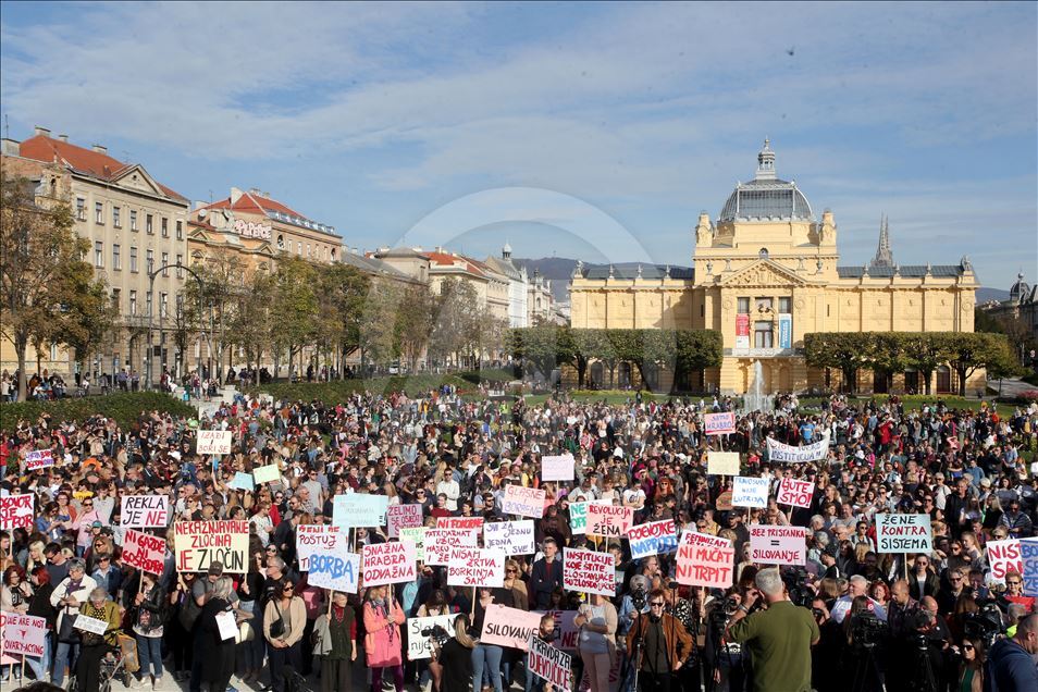 Zagreb: Tisuće osoba okupilo se na prosvjedu “Pravda za djevojčice”