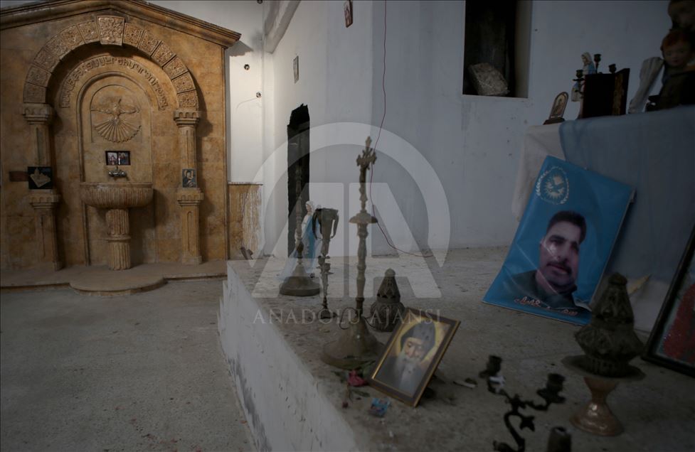 YPG/PKK shndërroi në shtab kishën armene
