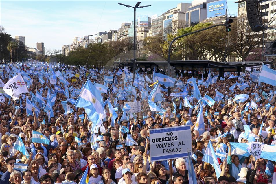 Arjantin'de "Milyonun yürüyüşü" etkinliği
