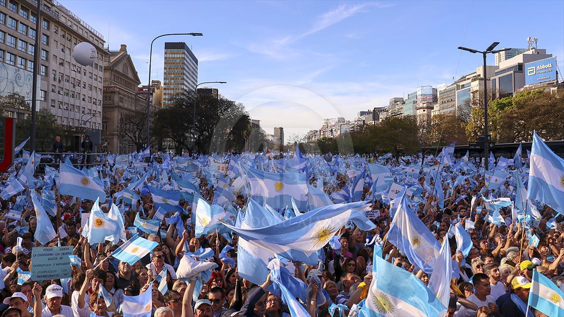 Arjantin'de "Milyonun yürüyüşü" etkinliği