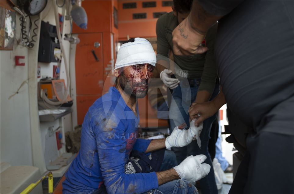 Tel Abyad'da YPG/PKK'nın eve döşediği mayın patladı: 3 sivil yaralandı