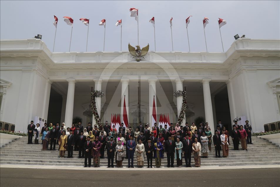 Pelantikan menteri Kabinet Indonesia Maju