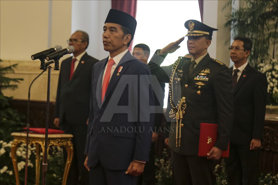 Pelantikan menteri Kabinet Indonesia Maju
