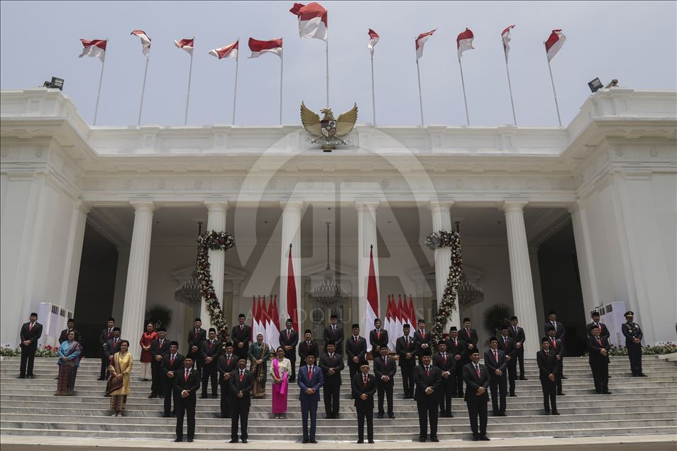 Pelantikan menteri Kabinet Indonesia Maju