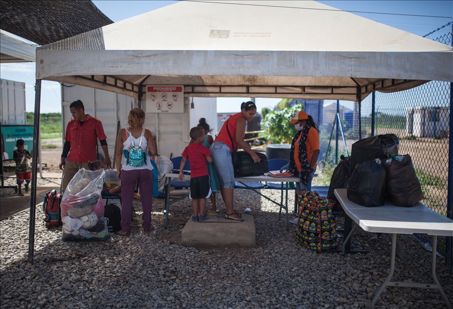 Kamp pengungsi di Maicao, Kolombia
