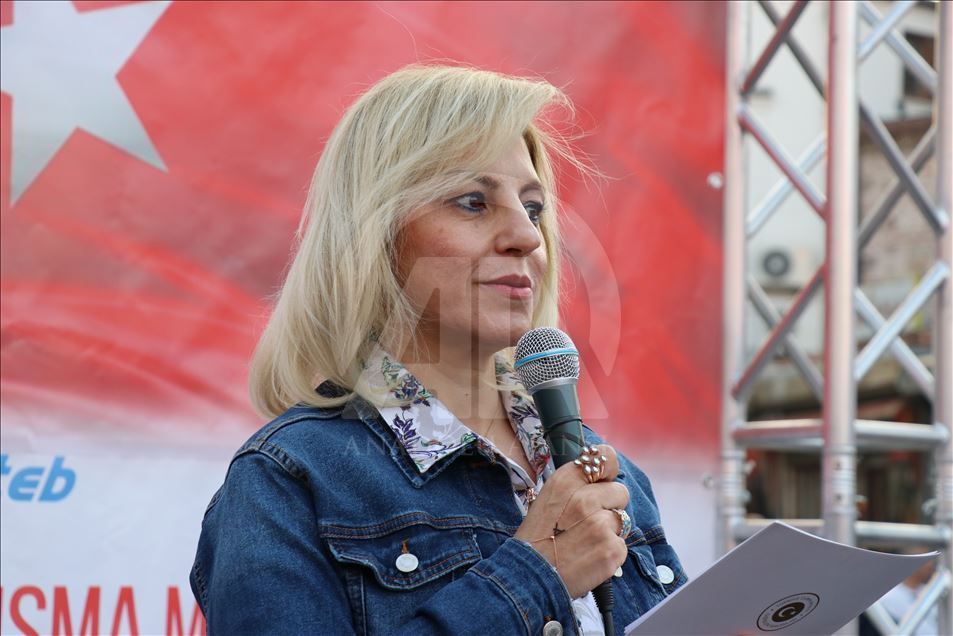 Скопје: Митинг за солидарност со Турција