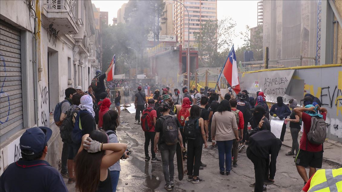 "Şili tarihinin en büyük protestosu" 7. gününde
