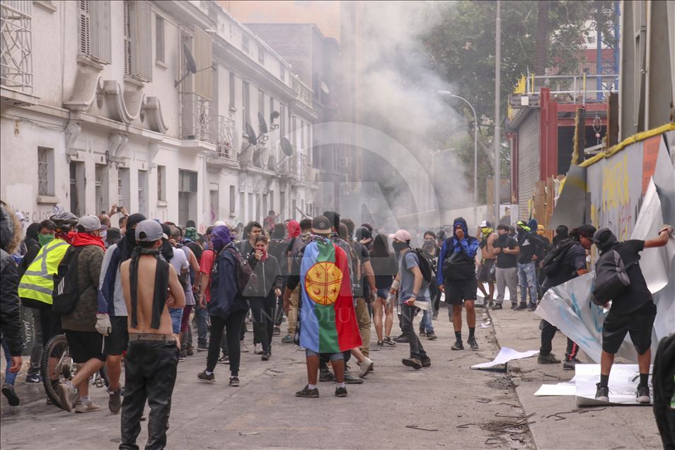 "Şili tarihinin en büyük protestosu" 7. gününde