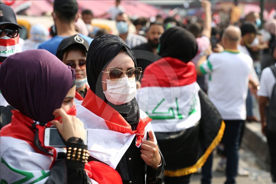 احتجاجات العراق في يومها الرابع