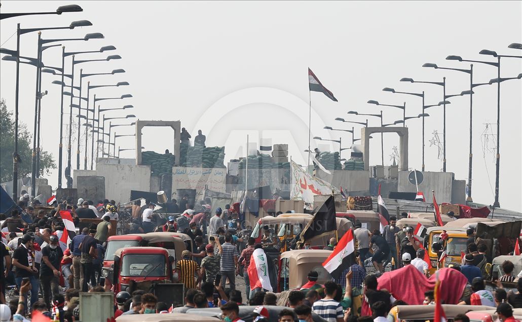 احتجاجات العراق في يومها الرابع