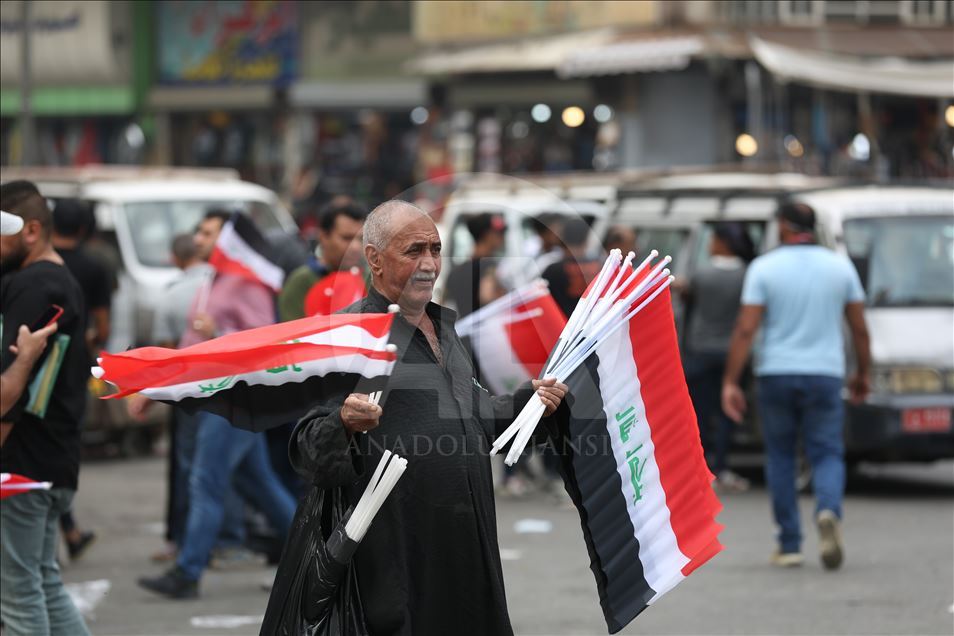احتجاجات العراق في يومها الرابع