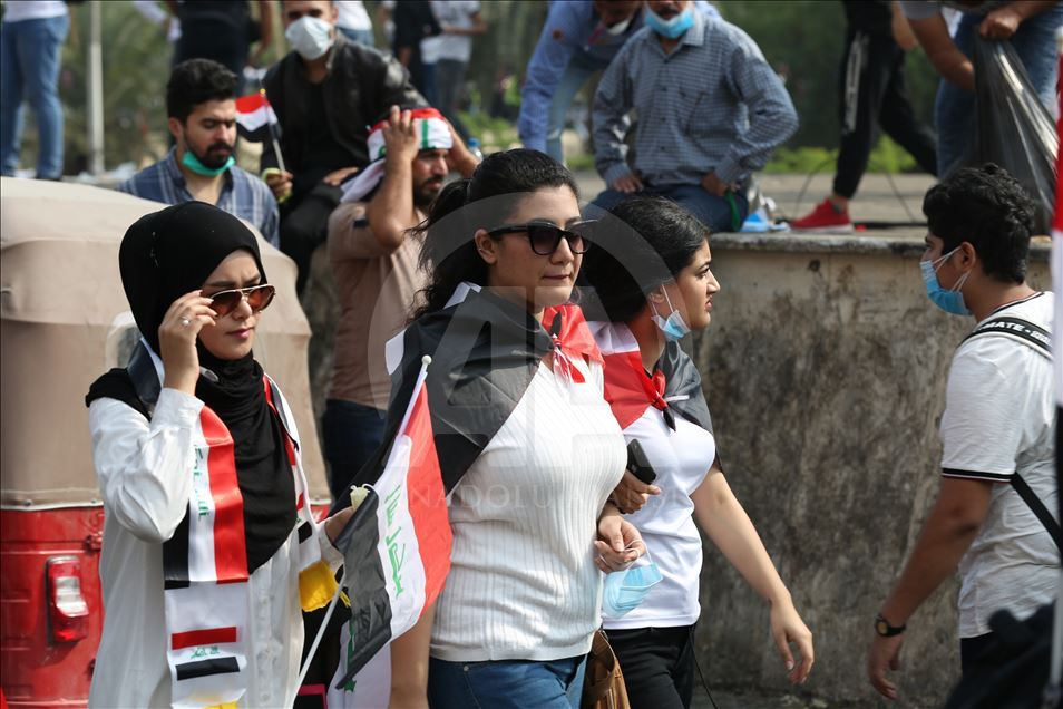 احتجاجات العراق في يومها الرابع