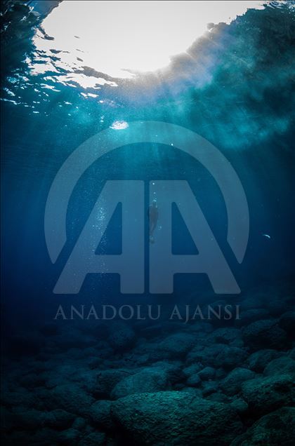 Diving Tourism in ancient Lycian coastal town of Olympos