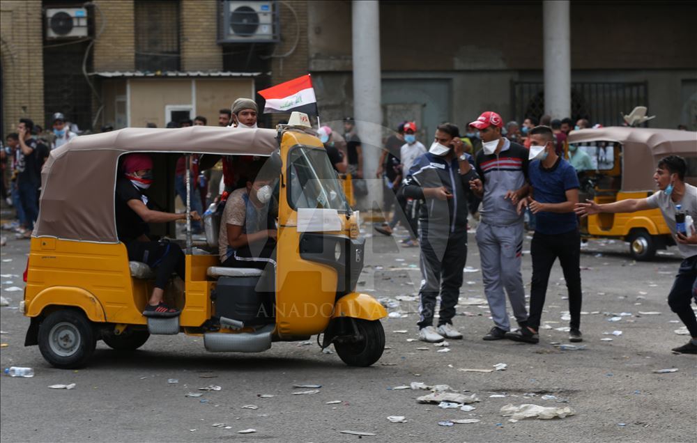 "Tuk tuk", mjetet simbol të protestave në Bagdad
