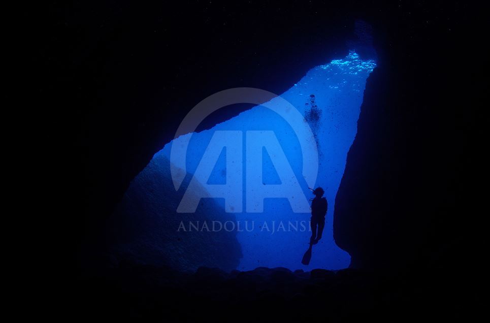 Diving Tourism in ancient Lycian coastal town of Olympos