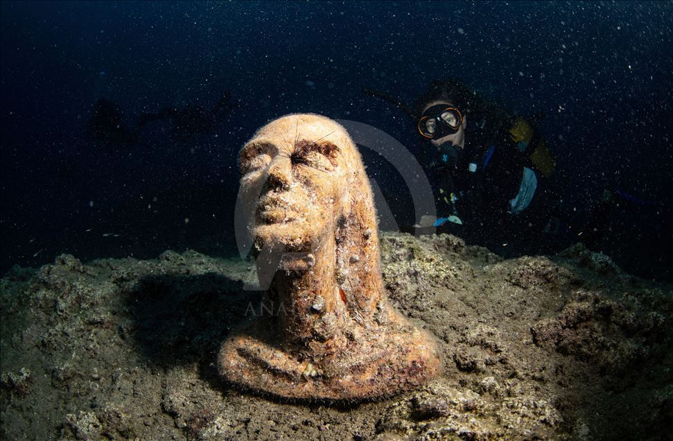 Diving Tourism in ancient Lycian coastal town of Olympos