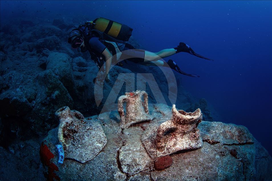 Diving Tourism in ancient Lycian coastal town of Olympos