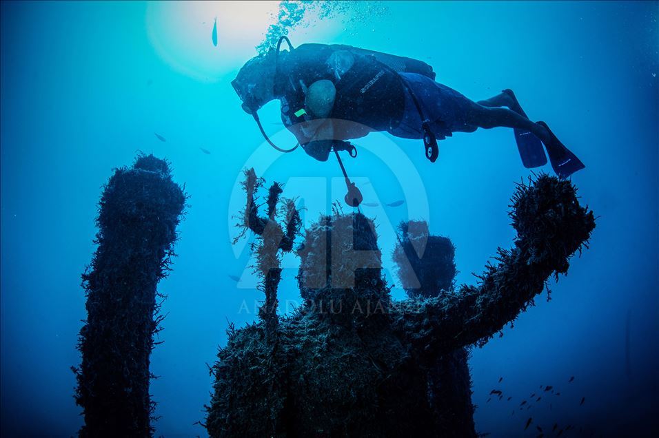 « Side Underwater museum », le premier musée subaquatique de Turquie