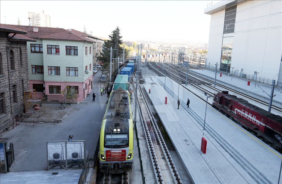 China Railway Express, Ankara Garı'ndan törenle uğurlandı