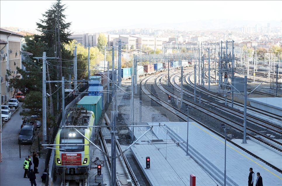 China Railway Express, Ankara Garı'ndan törenle uğurlandı