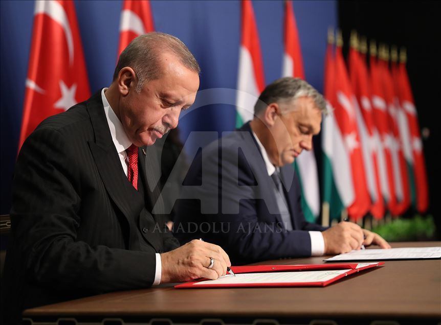 Erdoğan-Orban ortak basın toplantısı