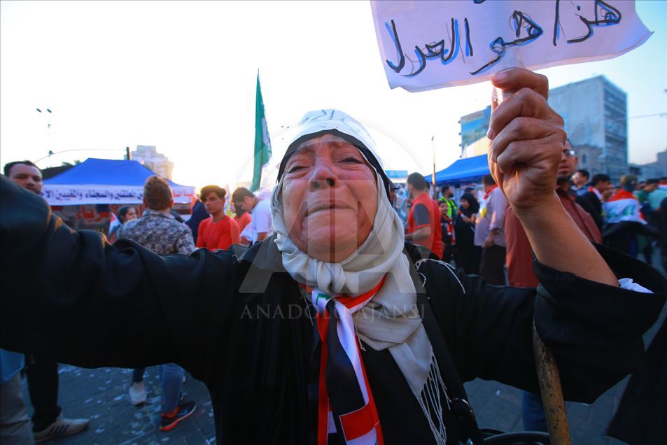 Continúan protestas contra el gobierno de Bagdad, Irak