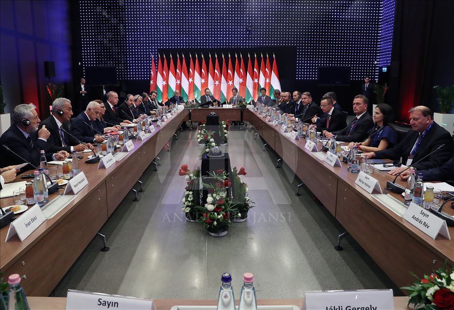 Türkiye Cumhurbaşkanı Recep Tayyip Erdoğan Macaristan'da