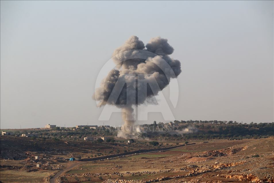 İdlib'e hava saldırıları sürüyor