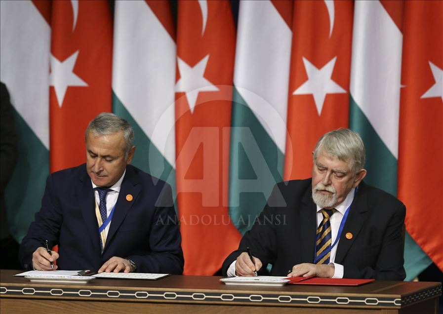 Türkiye-Macaristan arasındaki anlaşmaların imza töreni