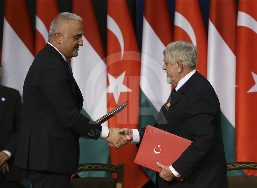 Türkiye-Macaristan arasındaki anlaşmaların imza töreni