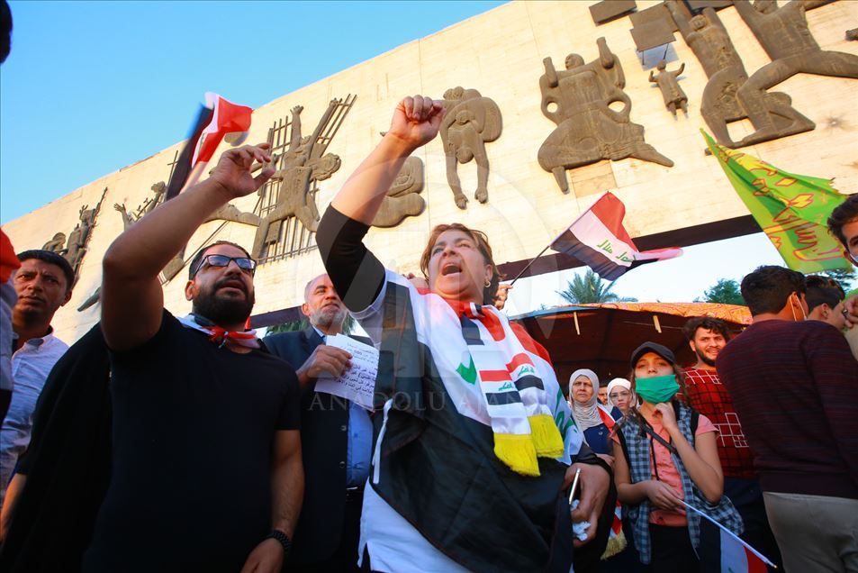 Continúan protestas contra el gobierno de Bagdad, Irak