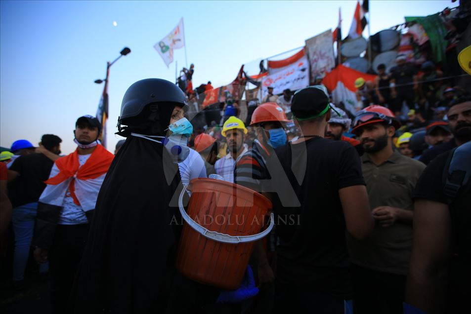 Continúan protestas contra el gobierno de Bagdad, Irak