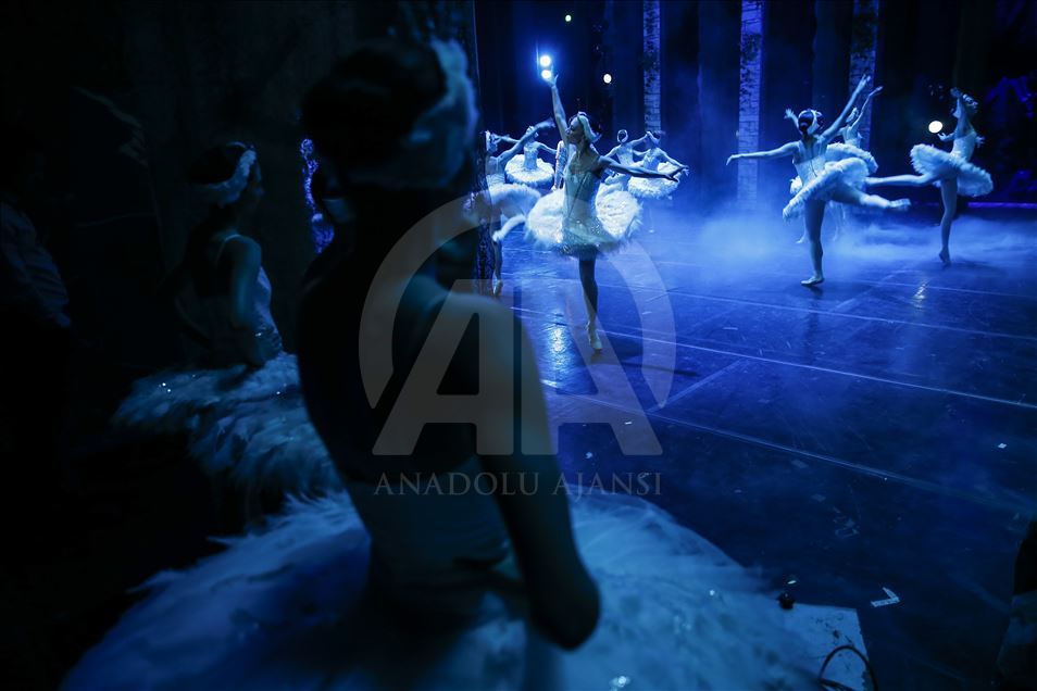 "Swan Lake Ballet" Rehearsals in Turkey's Ankara