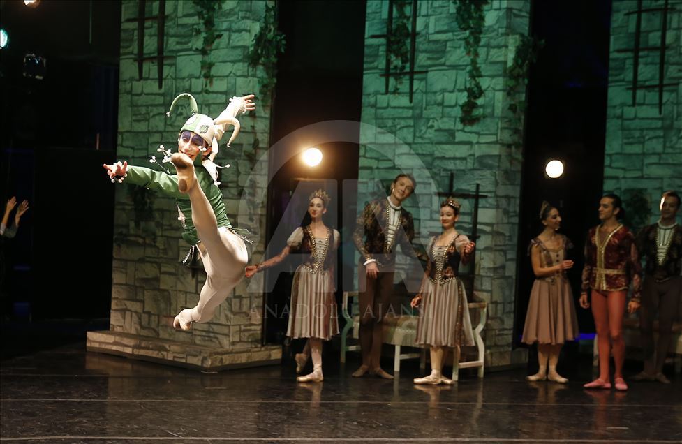 "Swan Lake Ballet" Rehearsals in Turkey's Ankara