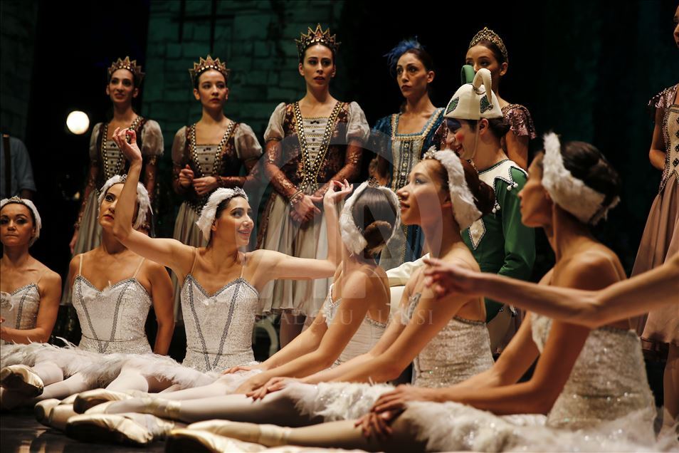 "Swan Lake Ballet" Rehearsals in Turkey's Ankara