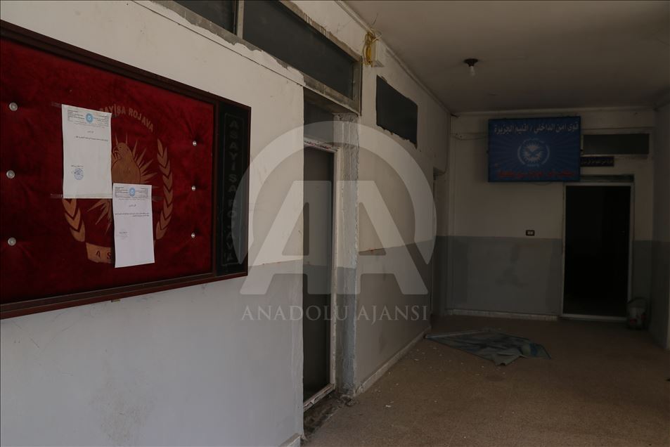 YPG/PKK, Rasulayn'da okulu karargah olarak kullandı