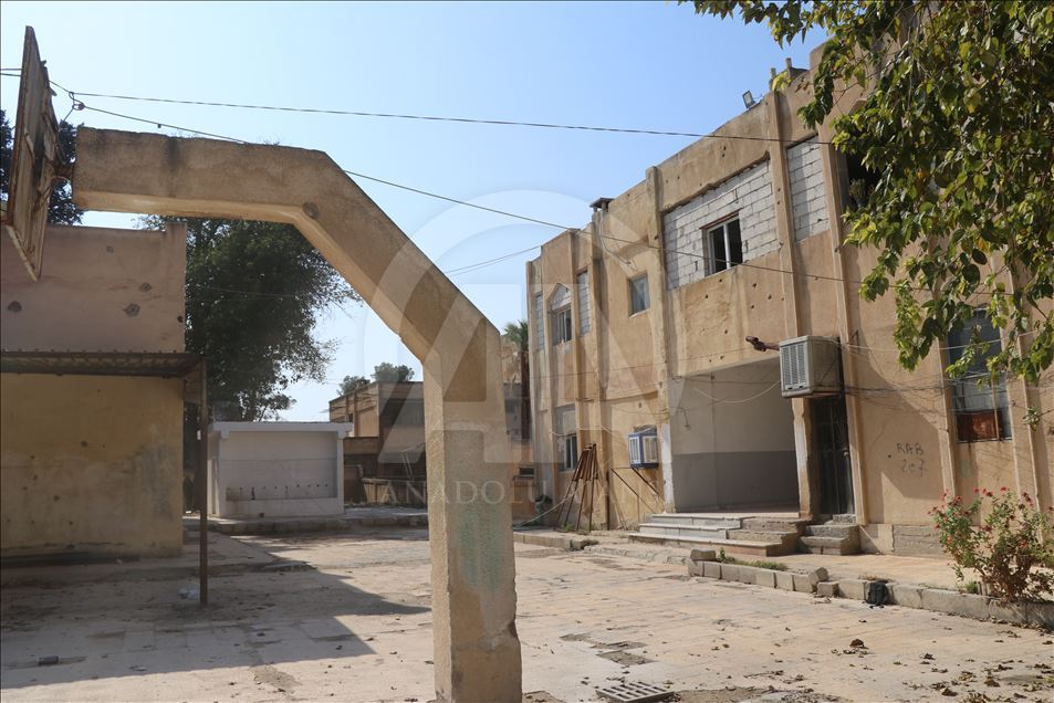 YPG/PKK, Rasulayn'da okulu karargah olarak kullandı